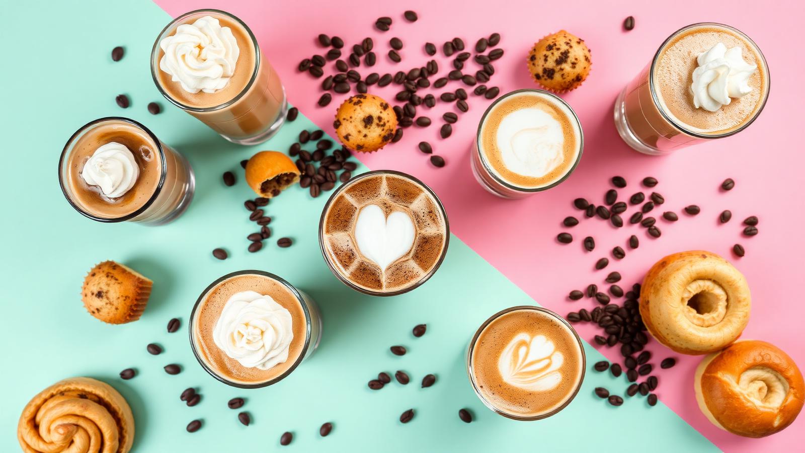 Scooter's Coffee drinks spread